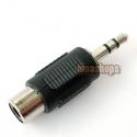 3.5MM 1/8" STEREO MALE TO RCA FEMALE AUDIO ADAPTER CONVERTER
