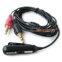 YAMAHA 3.5mm Mic Stereo Audio Y Splitter 1 Female to 2 Male Adapter Cable