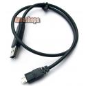 Black MM USB 2.0 A TO MICRO B 5 PIN MINI DATA MALE CABLE