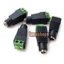 Coaxial Power CAT5 To Camera CCTV Video DC Female Connector Adapter