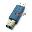 USB 3.0 Male Type A to B for Superspeed For printer scanner modem camera adapter