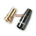 1PCS 24K Gold-Plated 3.5mm Female Choseal Plugs Adapter