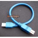 30cm USB 3.0 Type A/B male Super-speed cable for printer scanner modem digital camera