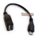 Micro USB Male To USB Female Adapter Cable Converter OTG