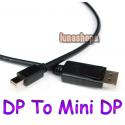 DP Male to Mini DP Male Displayport Cable Adapter Converter