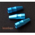 1pcs Blue/silver Shell Housing For 3.5mm  Male Repair Pins