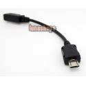 USB 2.0 Mini A 5 Pin Female to Micro B Male Adapter Data Cable Converter