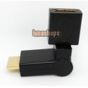 HDMI Female to Male F/M 180° Rotation Swivel 90° Folding Adapter Converter