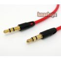 3.5mm Male To Male Red Stereo Audio Cable Adapter 1m For wholesale Now JD20