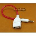 3.5mm 4 poles Male To USB Female Stereo Audio Cable Adapter For wholesale Now JD25