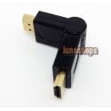 HDMI Male to Male Rotating Swivel Angled Converter Adapter