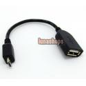 Micro usb OTG Cable for Sony Tablet S1 LT26i LT18i LT15i MT15i  