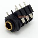 6.5mm Female DIY Soldering Plug Microphone Connector Stereo Adapter