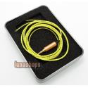 1.2m Custom Handmade Cable For Shure se535 se846 ue900 earphone headset OFC 8N Yellow/white