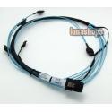 Mini SAS 36pin Host (SFF-8087) to 4 SATA target cable 75cm Molex 1110961056