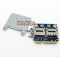 Mini PCI-e mpci-e to Dual Micro SD/SDHC/SDXC Reader Adaptor PCI-E TO TF Card