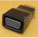 HDMI Male to VGA Female Adapter Converter With Chip Inside for HDTV DVD