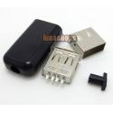 1pcs USB 2.0 Female Soldering Adapter With shell For Diy Custom LGZ-A99