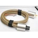 1.5m Denmark -196 Degree frozen Hifi power Cable 3x crystals of silver and 8N