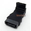 90 degree right Angled Type SATA 7Pin Male to Female 90D convetor HDD adapter