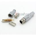 1pcs Male 2 Pins Connector Adapter For Audio GPS Cable DIY headphone