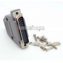 Parallel Port Connector DB25 DB-25 25-Pin Adapter Male DIY + Shell