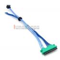 7+15 22Pin SATA with 4 Pin Floppy Power + Data Cable