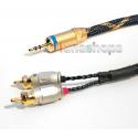3.5mm Male to 2 RCA ...
