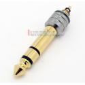 6.5mm 6.35mm 3.5mm Stereo Male Plug Audio Cable Connector with screw thread Adapter
