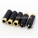 3.5mm Stereo Female Plug 4 poles Port Audio Cable Connector For DIY Handmade