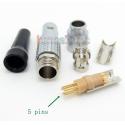 1pc Male 5 Pins Adapter For Custom DIY