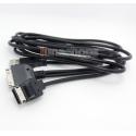 200cm Car 3.5mm USB Data Audio AUX Cable For Pioneer CD-IU201S iphone 5550BTAVH-P8400BH 