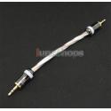 3.5mm 6N OCC + Silver Plated Headphone AMP Amplifier audio DIY cable For MP3 etc.