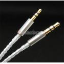 1.5m Silver Plated 3.5mm To 2.5mm Earphone Cable For Sennheiser HD500 HD570 EH2270 HD590 Philips Fidelio X1 UE6000 
