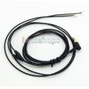 1.3m Semi Finished OFC 270 Degree 3.5mm Earphone audio DIY wire cable