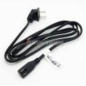 Straight 1.5m Original 2*0.5mm2 10A 250V Power Cable For Samsung LCD LED TV set DVD Laptop