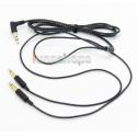3.5mm L Shape Audio upgrade Cable For Denon AH-D600 D7100 Velodyne vTrue Bang & Olufsen H6 Headphone