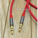 1.3m Red Metal 3.5mm Housing Cable For Sennheiser RS 170 RS 160 RS 180 Wireless Headphone