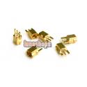 2pcs Gold Earphone Cable Plug Pins With Slot For Audio-Technica ATH-CK100pro