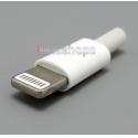 White DIY Part Handmade Dock Adapter for Iphone 5 5c 5S  Line Out LO Hifi