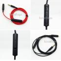 3.5mm Male To Female With Mic Volume Remote control Cable For Headphone Earphone