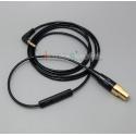 With Mic Remote Cable For Pioneer HDJ-2000 HDJ2000 Reloop RHP20 Furutech ADL H118 Headphone