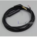 L Shape + Volume Remote Bulk Cable For DIY Custom Earphone cable Without L R 