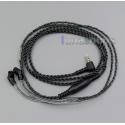 EachDIY 2.5mm TRRS Earphone Silver Plated OCC Foil PU Cable For UE18 UE11Pro UE10pro UE7Pro UE4Pro