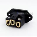 Acrolink FI-06(G) Gold Plated Power DIY Custom Female Adapter Plug