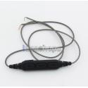 Semi-Finished Aluminum Foil Mic Remote Wireless Bluetooth Earphone Cable For DIY Custom Repair 