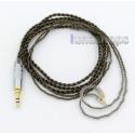 Silver Plated Earphone Brown Cable For Westone 0.78mm W4r UM3X UM3RC ue11 ue18 JH13 JH16 ES3  
