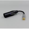 Net Shielding 4pin xlr Male to 2.5mm Balanced female audio adapter Converter cable for XDP-300r AMP etc