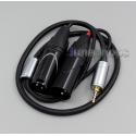 60cm Weave Cloth OD 5mm 2.5mm TRRS TO 2 XLR Audio Adapter Cable For Astell&Kern AK240 AK380 AK320 DP-X1