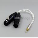 Pure Silver Plated Shielding 2.5mm TRRS TO 2 XLR Female Adapter Cable For Astell&Kern AK240 AK380 AK320 DP-X1